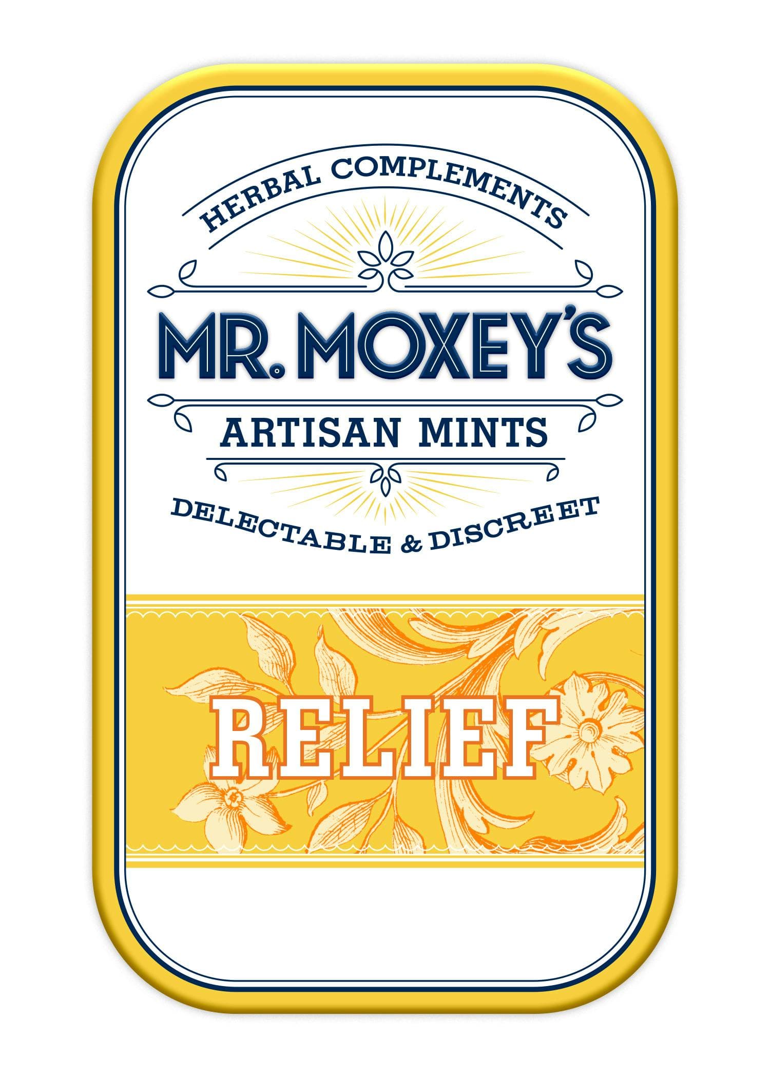 Relief Lemon Ginger CBD:CBG:THC Mints