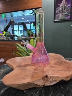 Multi-Colored 12" Glass Bong