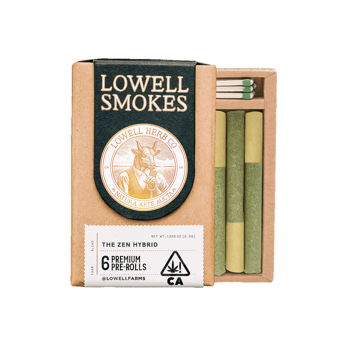 The Happy Hybrid Blend 6pk/3.5g Prerolls
