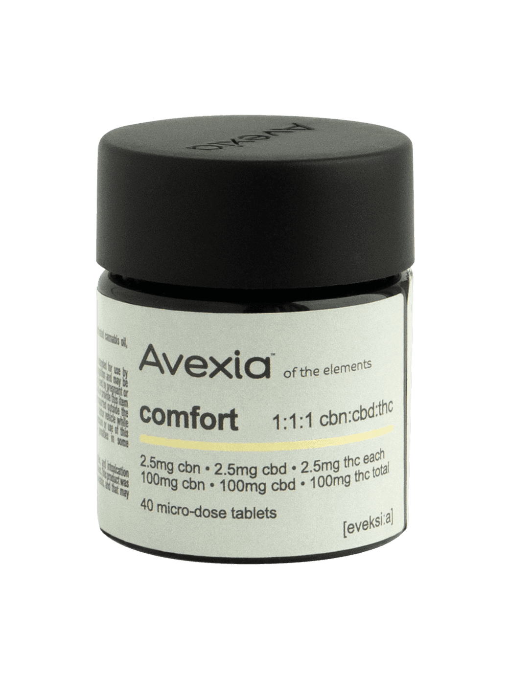 Avexia Comfort Tablets 1:1:1 CBN:CBD:THC 40pk
