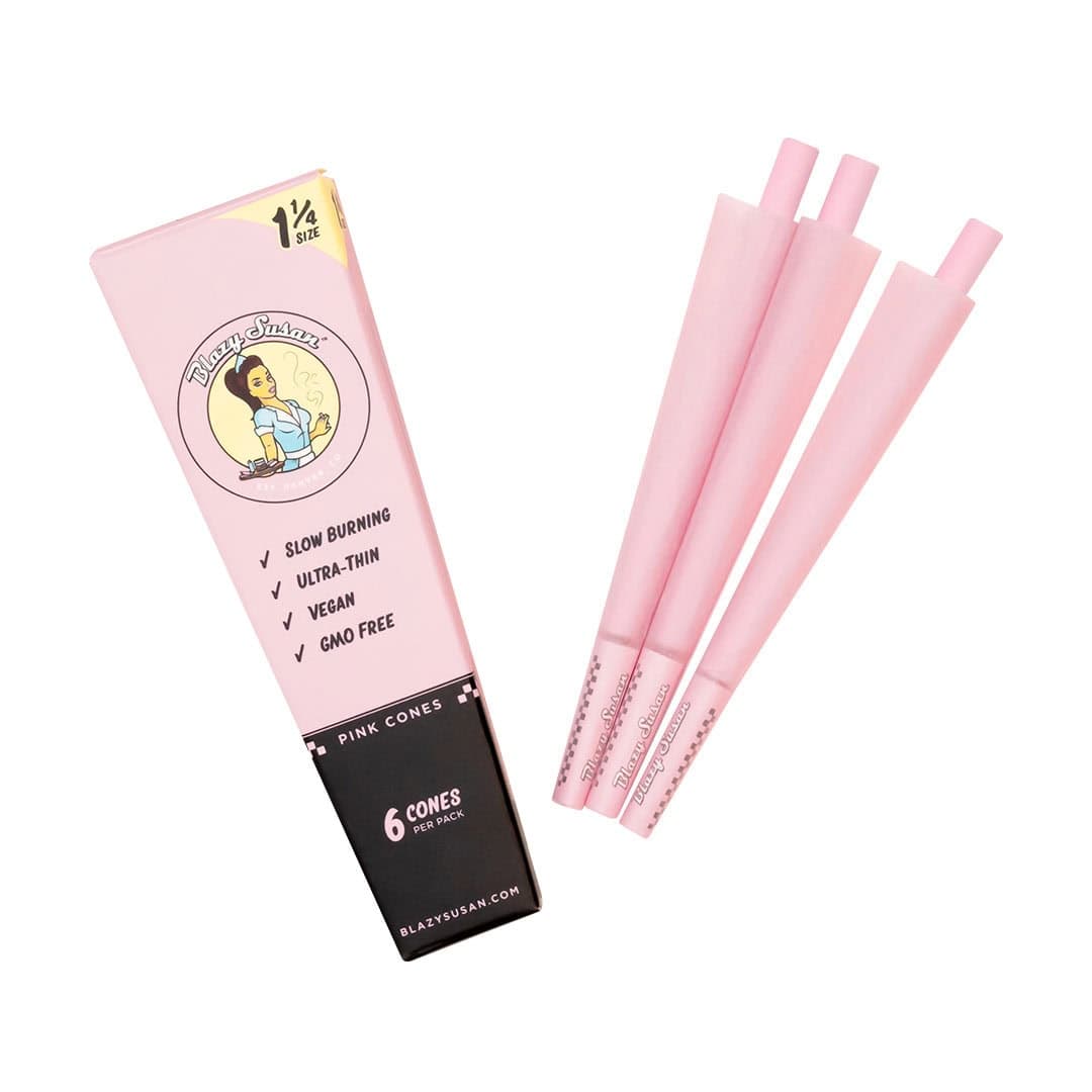1 1/4 Pink Cones 6pk