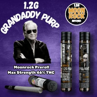 Grandaddy Purp Berry 1.2g Moonrock Infused Preroll