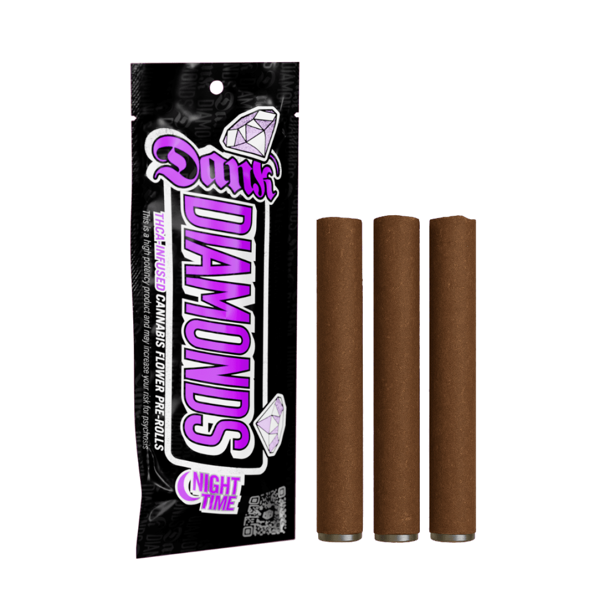 Marquise Cut Diamond Infused Hemp Blunt 3pk/3gs