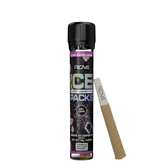 Grape Stomper OG 1g Infused Ice Pack Preroll