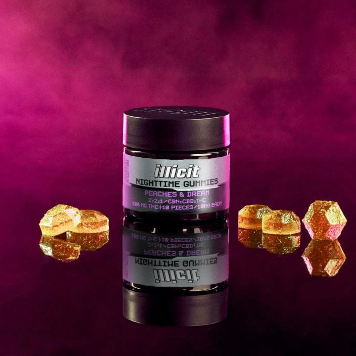 Peaches & Dream 2:2:1 CBN:CBD:THC Nighttime Edibles