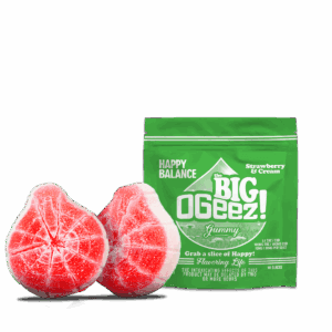 The BIG Ogeez! Happy Balance Strawberry and Cream 1:1 Edible