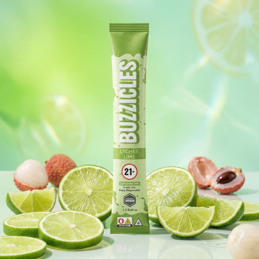 Lychee Lime Glow Infused Ice Pop