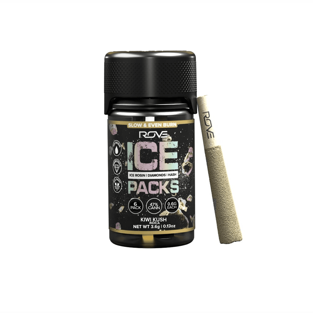 Kiwi Kush 5pk/3g Infused Ice Pack Prerolls
