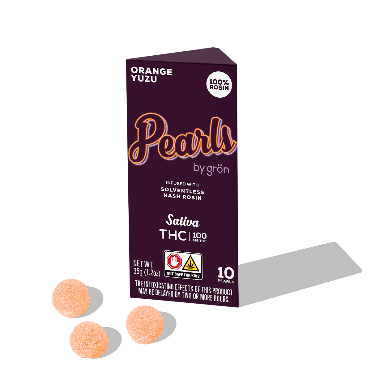 Orange Yuzu Live Rosin Pearls