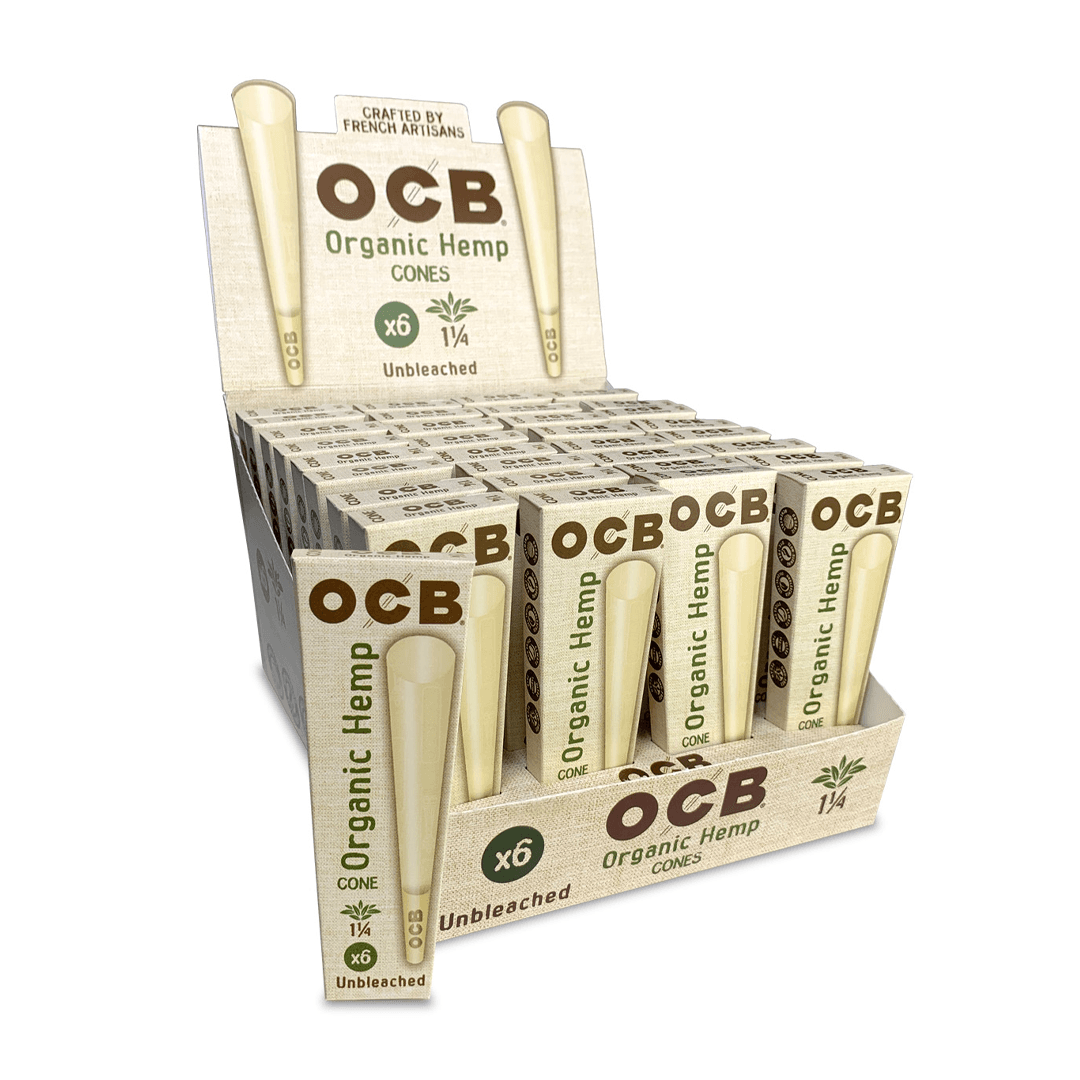 OCB Organic Hemp Cones 1 1/4