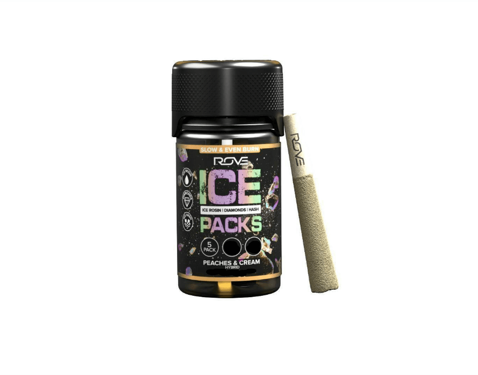Peaches & Cream 5pk/3g Infused Ice Pack Prerolls
