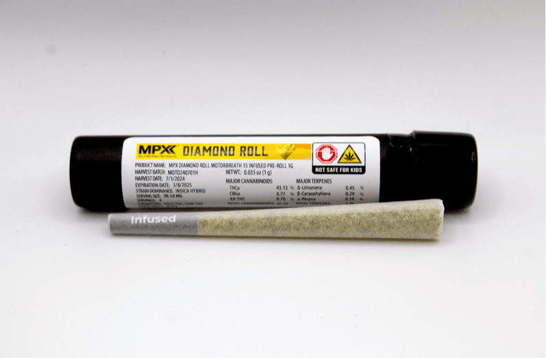 Gorilla Glue #4 Diamond Infused 1g Preroll