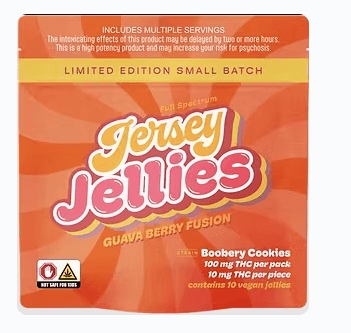 Guava Berry Fusion with Boobery Cookies Cured Resin Edibles