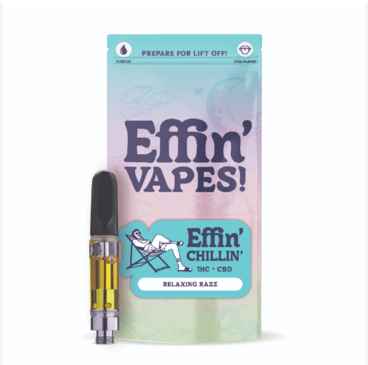 Chillin' Relaxing Razz 7:1 THC:CBD 1g Cartridge