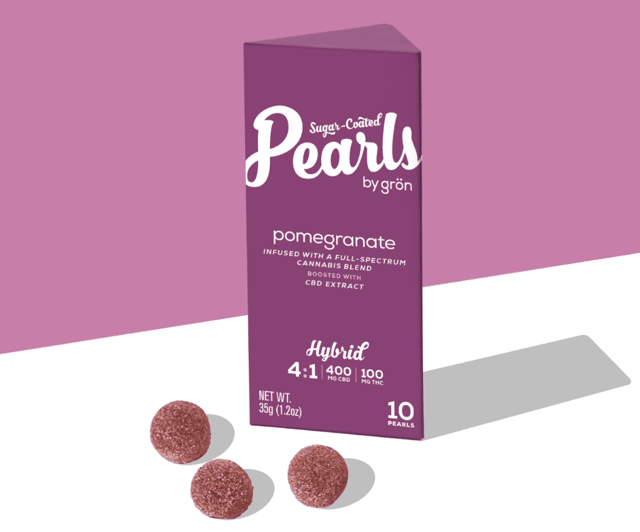 Pomegranate 4:1 CBD:THC Pearls