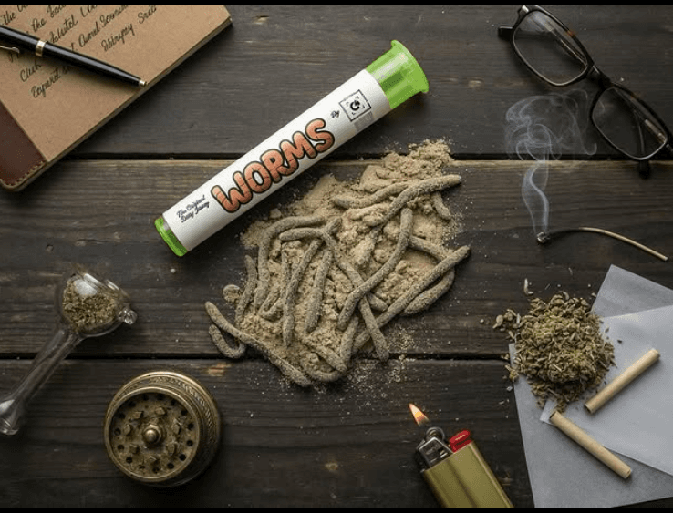 Sticky C** Fingers 0.4g Hash Worm