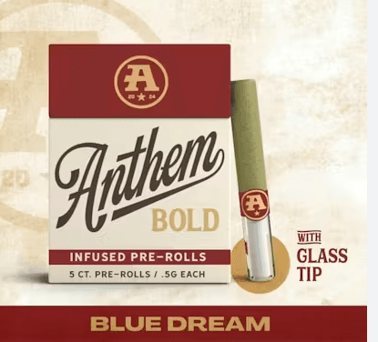 Blue Dream 5pk/2.5g Infused Prerolls