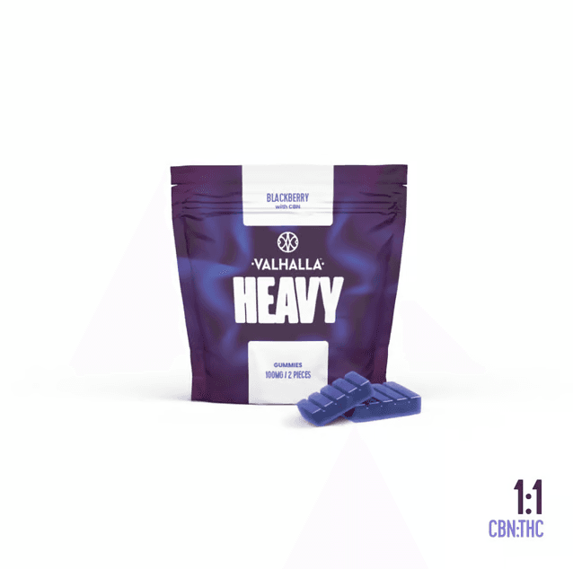 Blackberry 1:1 THC:CBN HEAVY Soft Lozenges