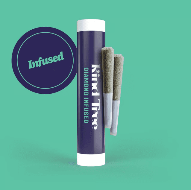 White Iverson Diamond Infused 2pk/1g Prerolls