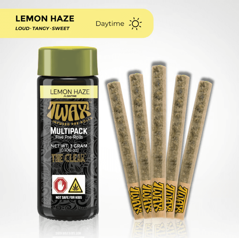 Lemon Haze 5pk/3g Infused Prerolls