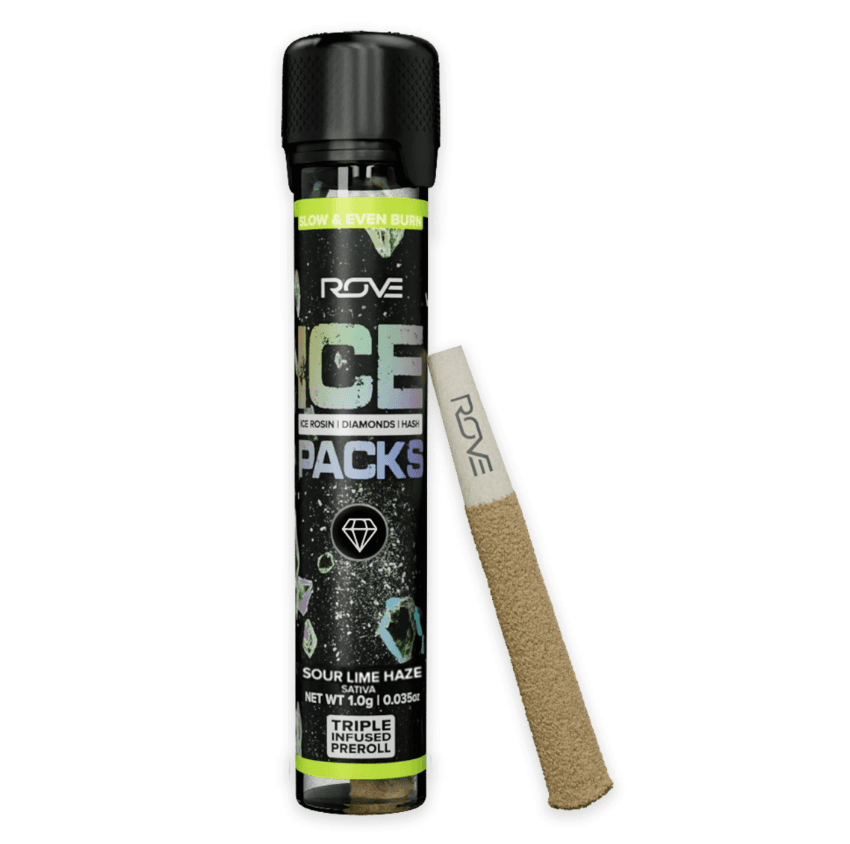 Sour Lime Haze 1g Infused Ice Pack Preroll