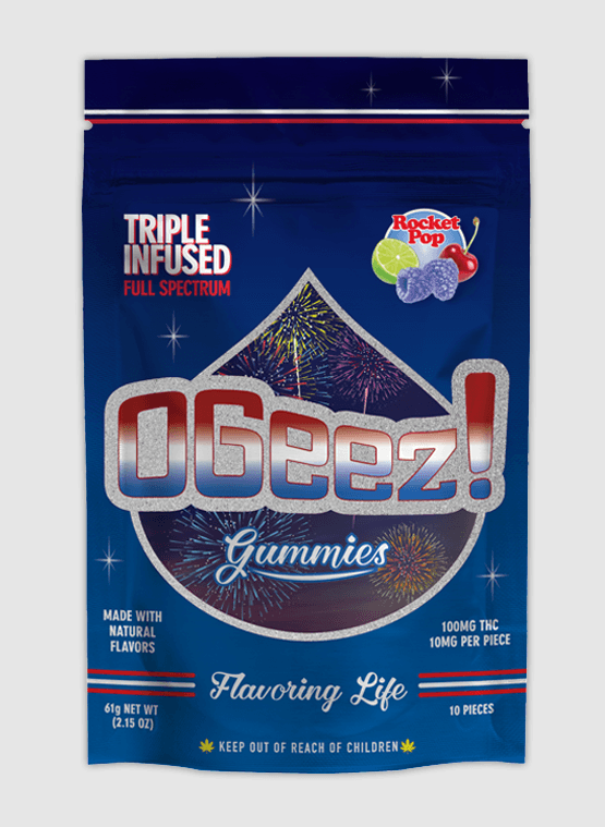 Rocket Pop Triple Infused Full Spectrum Edibles