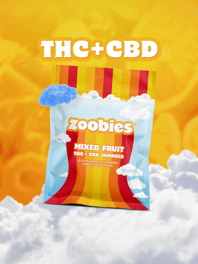Mixed Fruit THC+CBD Hybrid Edibles