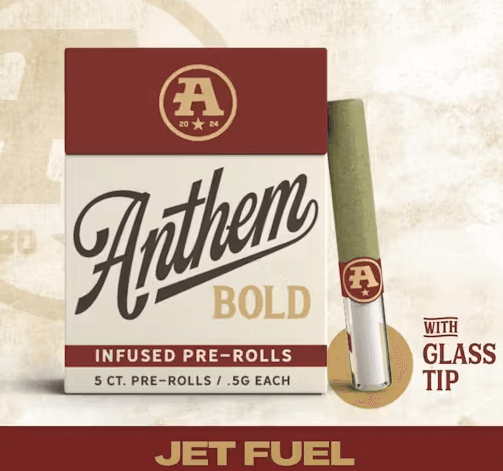 Jet Fuel 5pk/2.5g Infused Prerolls