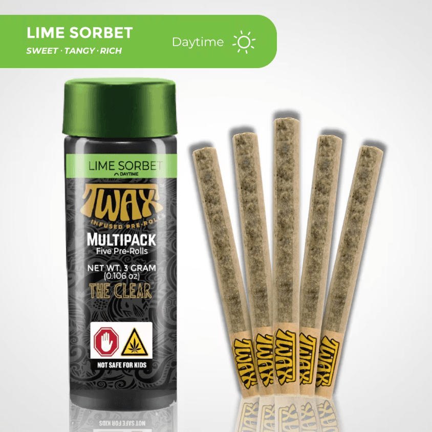Lime Sorbet 5pk/3g Infused Prerolls