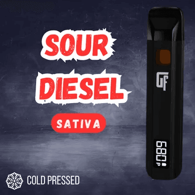 Sour Diesel Cold Pressed Live Rosin 2g AIO
