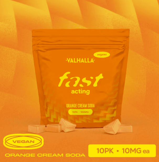 Orange Cream Fast Acting Edibles