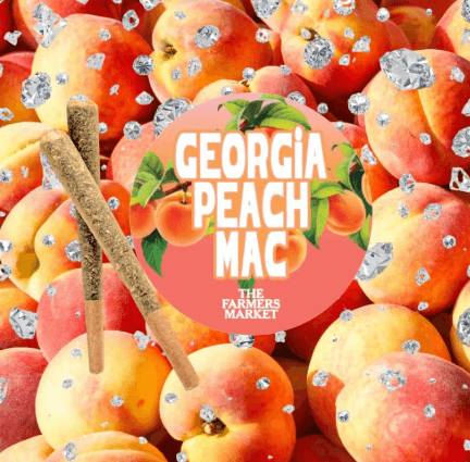 Georia Peach MAC Diamond Infused 2pk/1.5g Prerolls