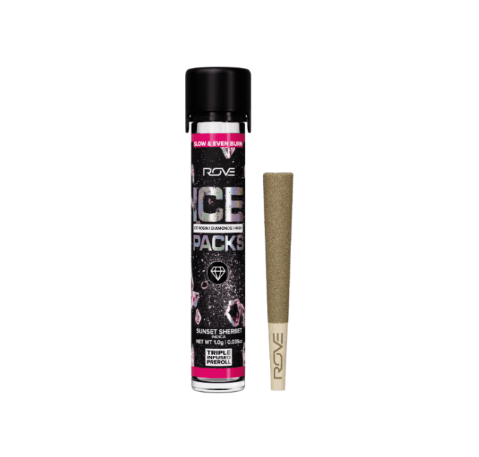 Sunset Sherbet 1g Infused Ice Pack Preroll