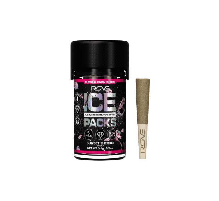 Sunset Sherbet 5pk/3g Infused Ice Pack Prerolls