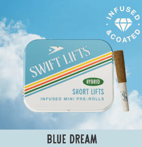 Blue Dream 5pk/2.5g Kief Infused Prerolls