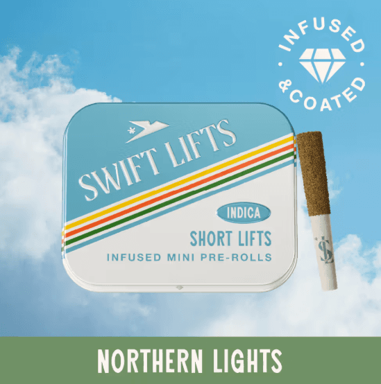 Northern Lights 5pk/2.5g Kief Infused Prerolls