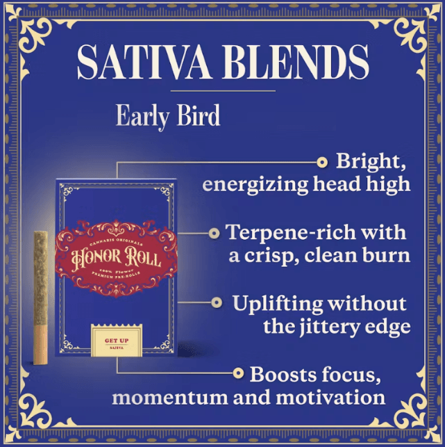 Get Up: Early Bird 6pk/3.5g Prerolls