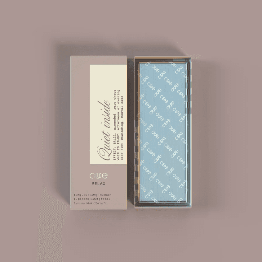 Relax: Caramel Milk Chocolate 1:1 CBD:THC