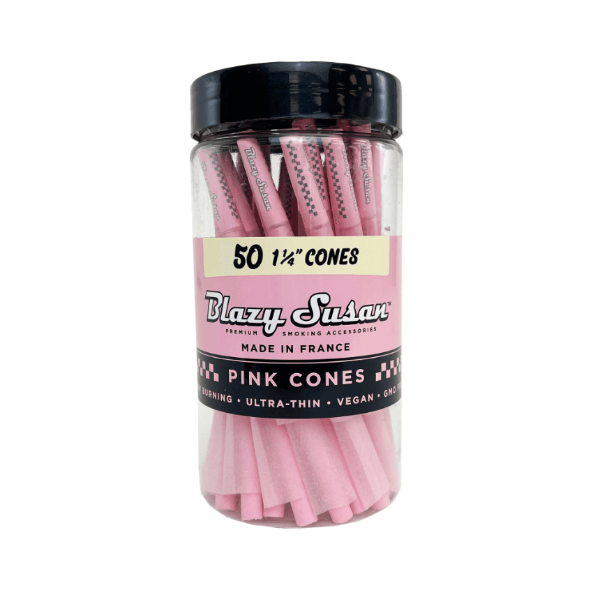 Pink Paper Cones - 1 1/4" 50pk