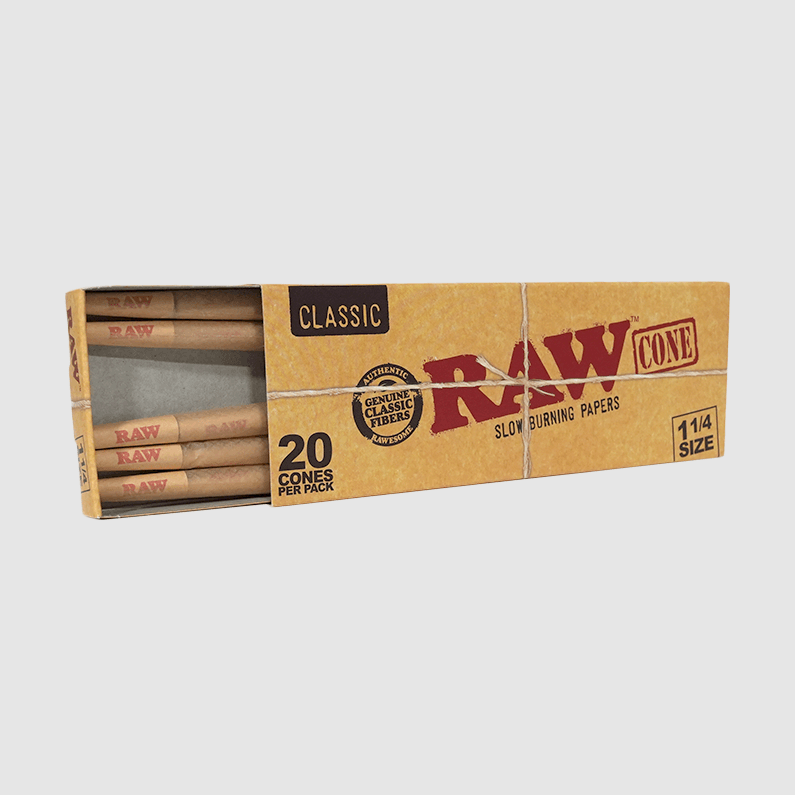 RAW Classic Cones: 1 1/4" 20pk