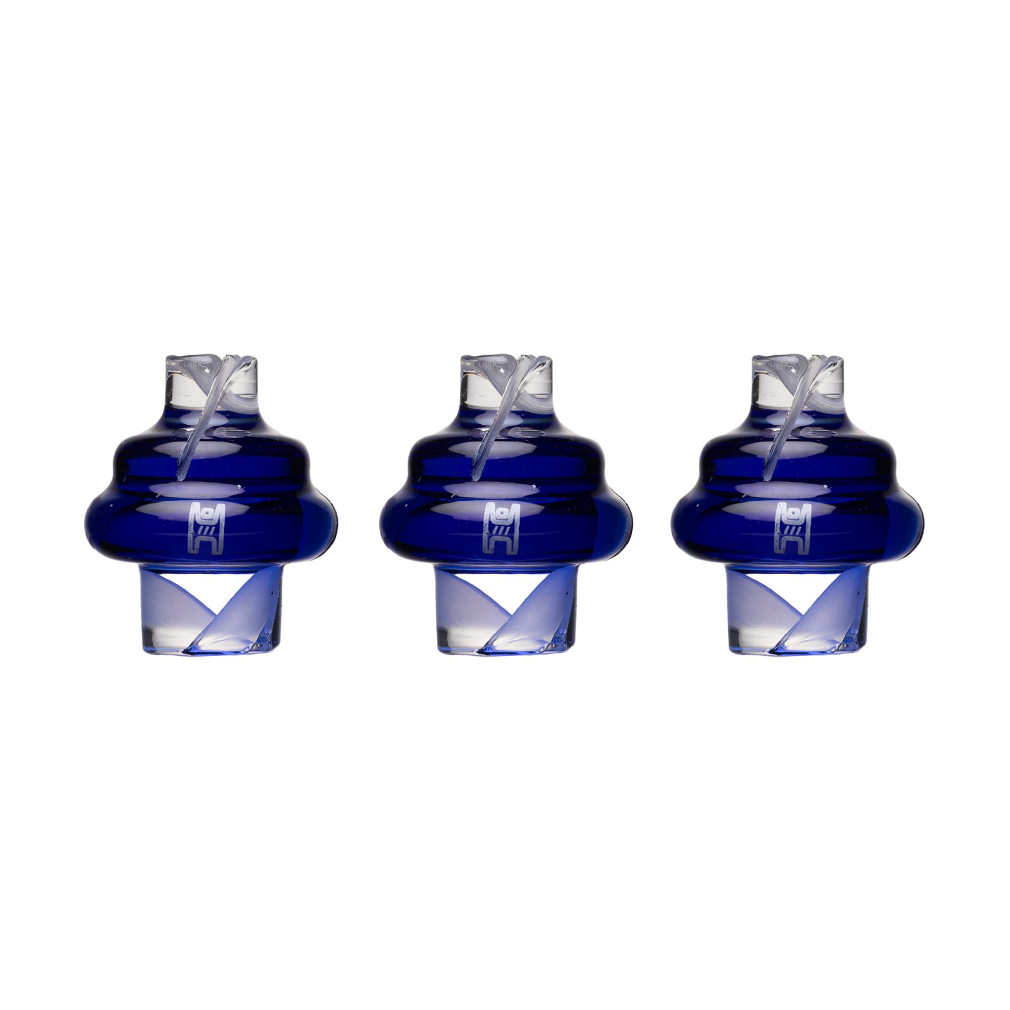 Slit Spinner Carb Cap - Blue
