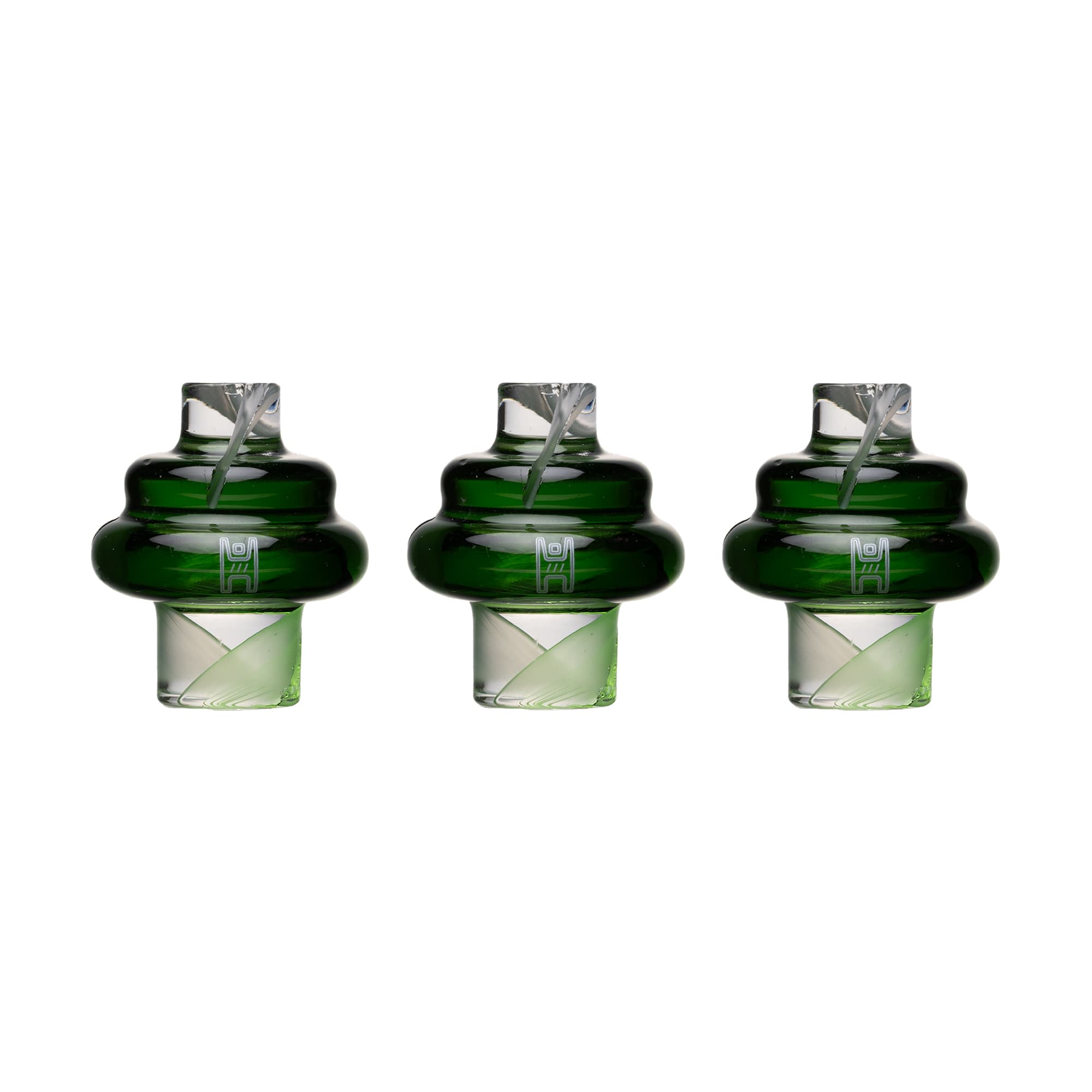 Slit Spinner Carb Cap - Matrix Green