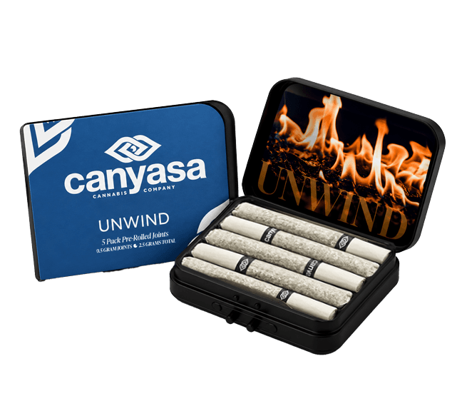 Unwind 5pk/2.5g Prerolls