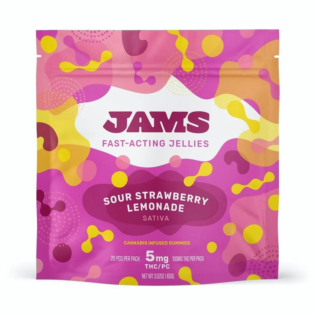 Sour Strawberry Lemonade Fast Acting Jellies